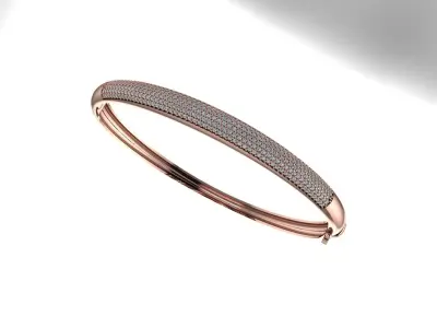 Diamonds Jewelry Bracelet 3D print model