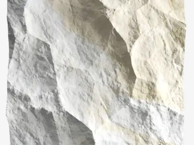 19-RockPanel abstract rock wall art 3D model
