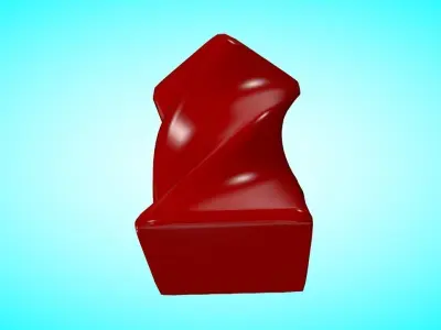 Vase 4 Low-poly 3D model