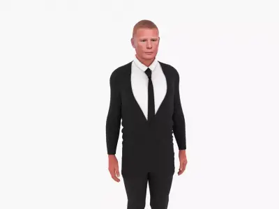 Brock Lesnar Low-poly 3D model