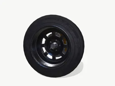 Rally wheel Eagle F1 Low-poly 3D model