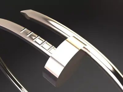 Juste Un Clou BRACELET 3d printing modeL 3D print model