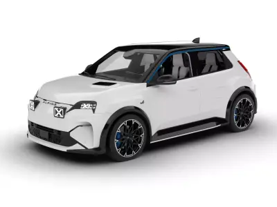 Alpine A290 GTS 2025 3d model 3D model