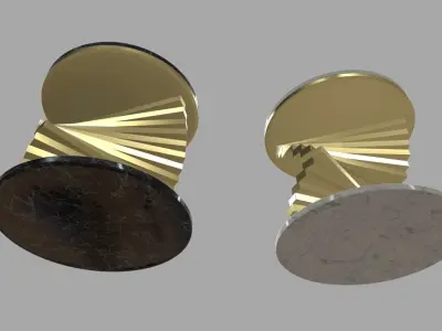 Modern Luxury Table 01 Low-poly 3D model