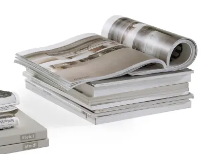 Coffee Table Books 3 3D model