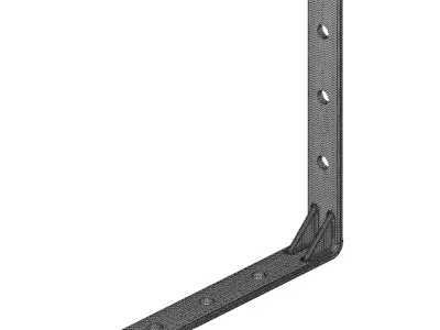 Furniture Support Angle Bracket 3D print model