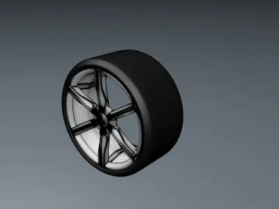 Wheel for Mitsubishi Montero 3D model