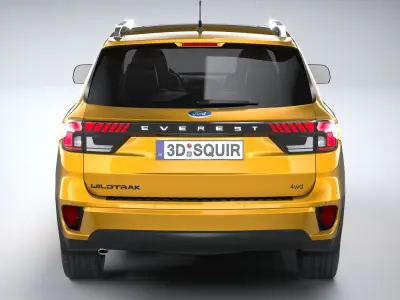 Everest Wildtrak 2023 3D model