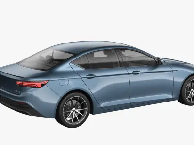 Generic Electric Car 3D model