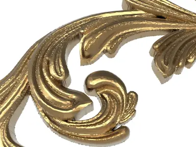  decorative pattern ready for 3D printing 3D model 105