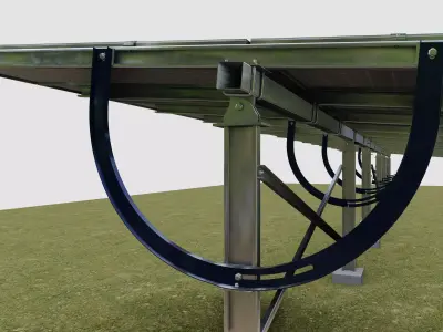 Manual Tracker Solar Energy Structure Type-1 3D model