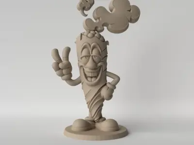 Joint Buddy  The Chill Mascot 3D print model