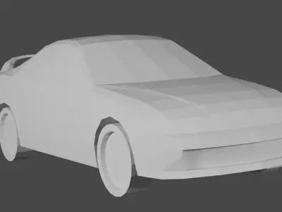 1998 Honda Integra Acura Integra Low-poly 3D model