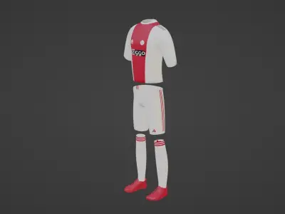Ajax Sportwear Low-poly 3D model