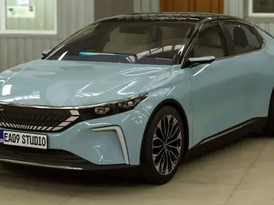 TOGG Concept Sedan 2024 3D model