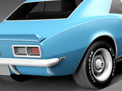 Chevrolet Camaro SS CG 1967 3D model