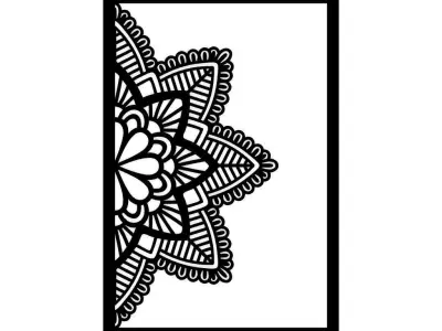 Mandala Wall Art 3D print model