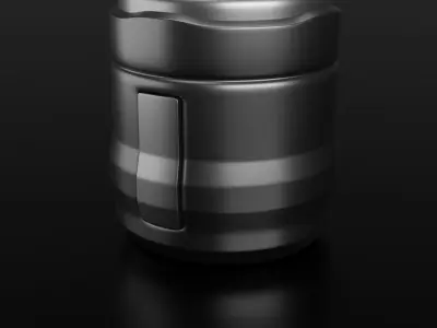 sci fi barrel Free 3D model purchase