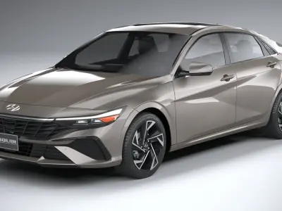 Hyundai Elantra 2024 3D model
