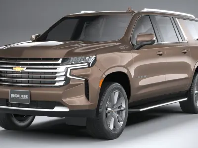 Chevrolet Suburban High Country CG 2021 3D model