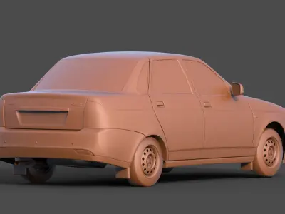 Vaz 2170 3D print model