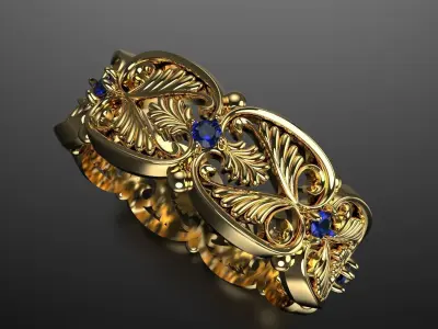  Ring luxury in the details 3D print model