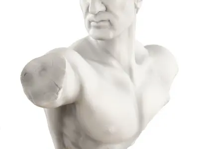 Sculpture Male Corps 3D model