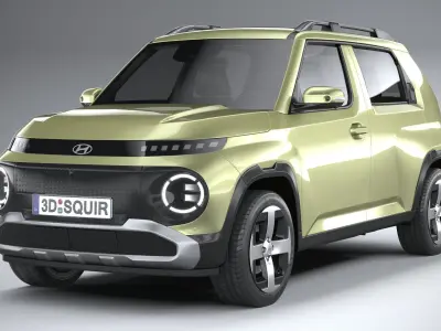 Hyundai Inster 2025 3D model