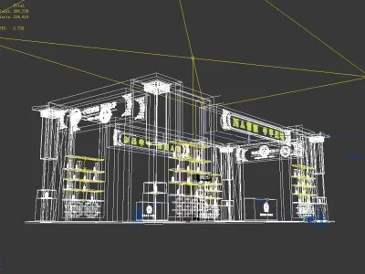 Exhibition - Area - 12X6-3DMAX2009-012 3D model