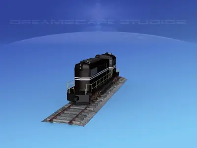 Diesel Locomotive V06 3D model