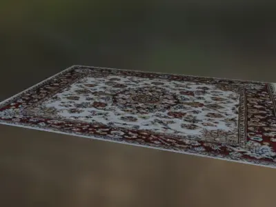 Persian Carpet - Rug 3D 3D model