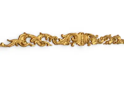 Classic carved decor ornament 410 3D model