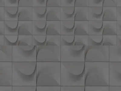 Parametric Wall Panel 3d model Low-poly 3D model shop
