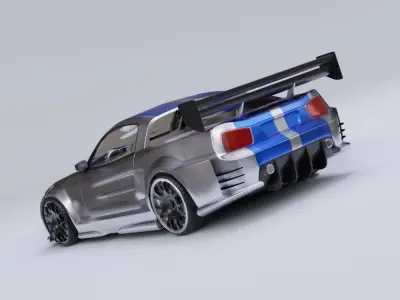 Generic car 07 model in Blender 3D model