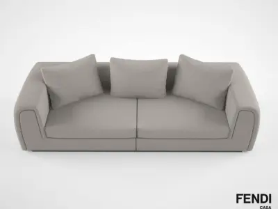 Fendi Casa Pagoda Sofa 3D model
