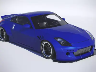 Nissan 350z Rocket bunny 3D model