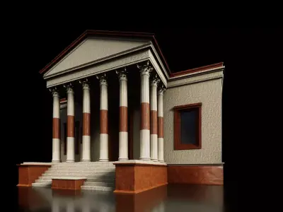 Ancient Roman Architecture Pack   3D model
