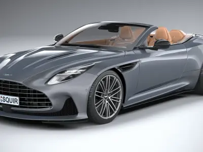 Aston Martin DB12 Volante 2024 3D model