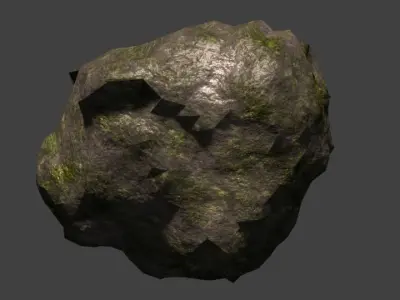 HD Rocks with Textures Free 3D model