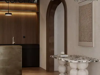 Interior scene kitchen  3D model