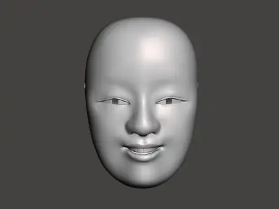 JAPANESE NOH MASK Onna-kei 3D print model