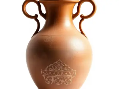 Terracotta Amphora model pack Low-poly 3D model