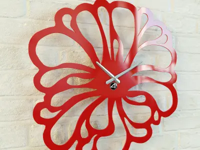 Funny wall clock collection Free 3D model