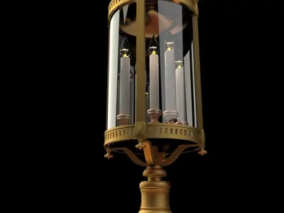 Chinese lantern 3D model 16