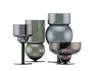 Sferico Glass Collection 3D model