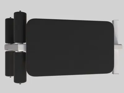 professional bench press 02 3D model