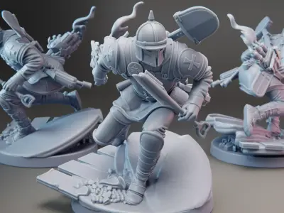 Grenadier Gustl - Zug 7 Warband - Combat Engineer 3D print model