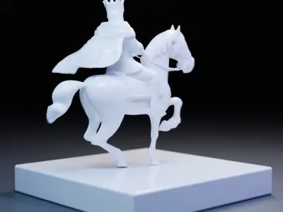 the porcelain king 3D model