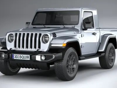 Jeep Gladiator SingleCab 2021 3D model
