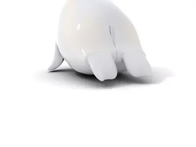 Cute Cartoon Walrus Model Pack Low-poly 3D model